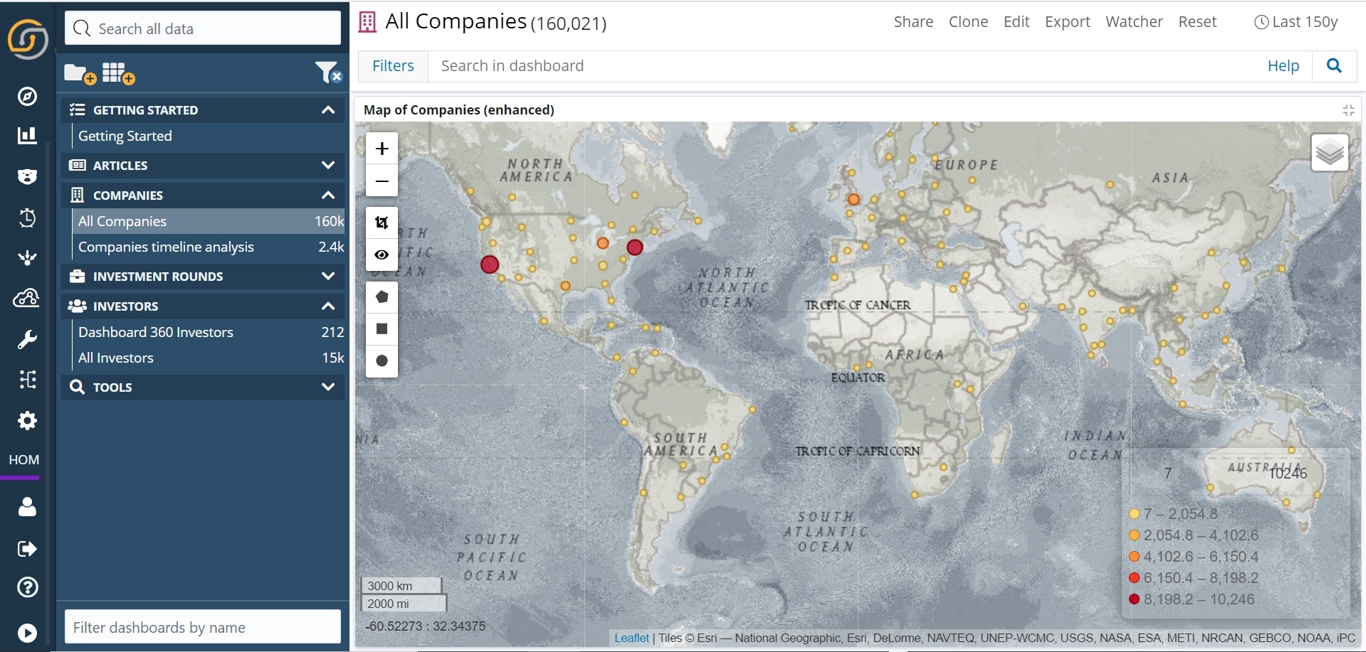 Siren geospatial investigations: An overview of the Enhanced Coordinate Map component