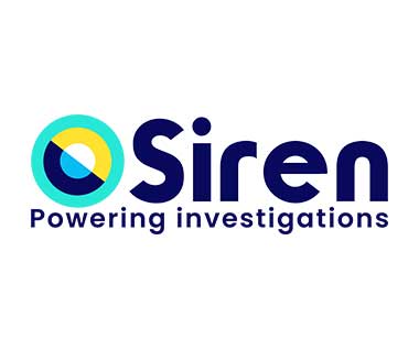 Siren Logo blue tagline Svg File