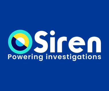 Siren Logo White tagline png File