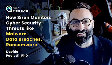 How Siren Monitors Cybersecurity Threats like Malware, Data Breaches, Ransomware